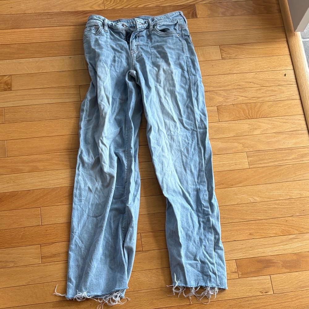 American Eagle Outfitters Light Blue Stretch Jeans